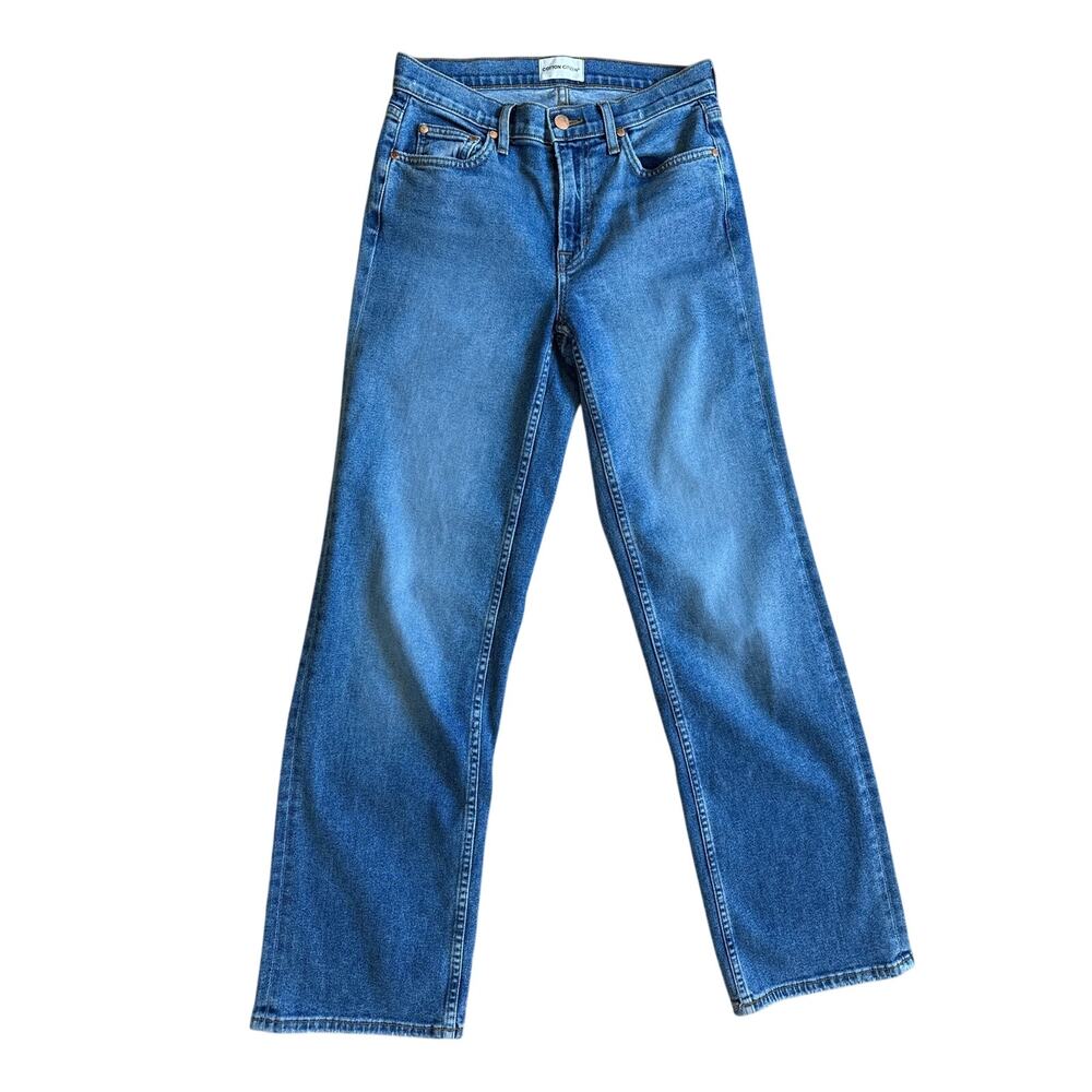 Cotton Citizen Straight Leg Jeans in Blue Size 24